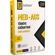 Pegem Akademi Yayıncılık 2027 MEB-AGS Türkiye Coğrafyası Soru Bankası