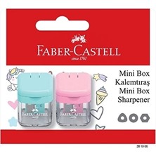 3 Adet Faber-Castell Bls. Minibox Kalemtıraş Pastel 2li