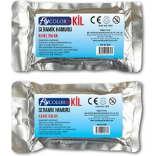 Fly Seramik Hamuru Beyaz Kil 250 gr