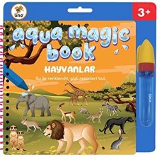 2 Adet Lino Aqua Magic Book Hayvanlar (Sihirli Boyama Kitabı)