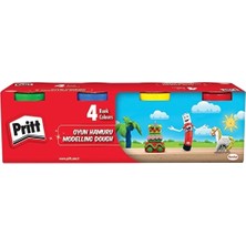 2 Adet Pritt Oyun Hamuru 4 RENKX100 gr