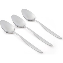 3 Adet Ar Yıldız Elegant Vakumlu Tatlı Kaşığı 6'lı