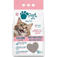 4 Adet Petlove Kedi Kumu Bebek Pudra Kokulu 10 Lt