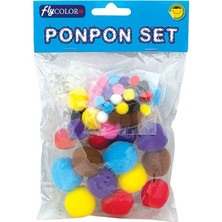 4 Adet Fly Pon Pon 50'li Karışık