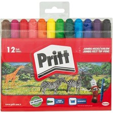 3 Adet Kalem Keçeli Pritt 12'li Jumbo Pvc Poset