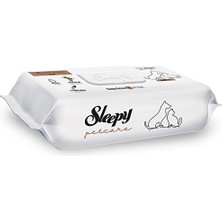 4 Adet Sleepy Petcare Evcil Hayvan Islak Havlusu 60'lı