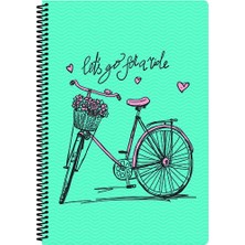 Art Style Defter A4 80 Yaprak Kareli Pp Kapak Spiralli