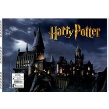 Harry Potter 25X35 15 Yaprak Karton Kapak Spiralli Resim Defteri