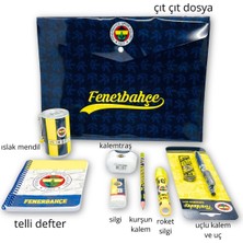 Bak Gel Al Fenerbahçe Lisanslı 8 Parça Kırtasiye Seti Fenerbahçeli Kalem, FB Taraftar Okul ve Öğrenci Seti
