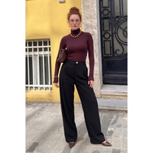Lela Yüksek Bel Pileli Bol Paça Pantolon Kadın Pantolon 611PL131