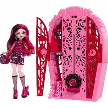 Velora Monster Hıgh Gizemli Arkadaşlar™ Draculaura Bebek Monster High Gizemli Arkadaşlar Gizemli Bahçe Oyun Seti, Draculaura Bebek, 19'dan Fazla Sürpriz HYT72