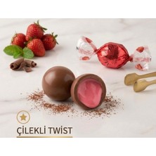 Melodi Çikolata Çilek Aromalı Twist Çikolata 500G