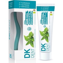 Dermokil 3 Adet Dkdent Vegan Nane Özlü Florürsüz Diş Macunu 75 ml + Diş Fırçası