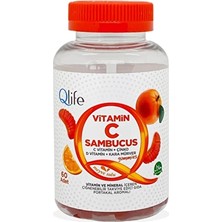 Voop Qlife Vitamin C Sambucus Gummies 60'lı