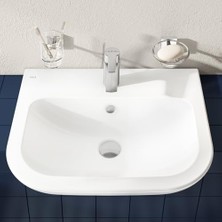 Velora Vitra Origin A45149 Yuvarlak Lavabo Süzgeci, Universal, Basmalı, Krom