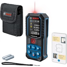 Professional Glm 50-27 C Lazerli Uzaklık Ölçer (50M Ölçme Alanı, 4 Sn. Ölçme Süresi, 2 x Aa Pil, Ip 65 Toza Karşı Koruma Sistemi, Kırmızı Lazer, Taşıma Kayışı, Koruma Çantası)