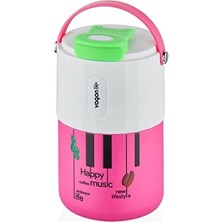 3 Adet Vagonlife VGN2050 Kırmızı Çelik Termos 400 ml