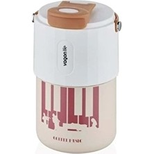 3 Adet Vagonlife VGN2050 Kahve Çelik Termos 400 ml