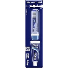 2 Adet Signal Diş Macunu 14 ml + Diş Fırçası Seyahat Seti
