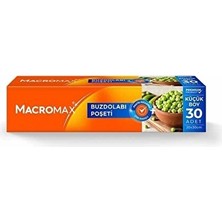 4 Adet Macromax Buzdolabı Poşeti Küçük Boy 30'lu
