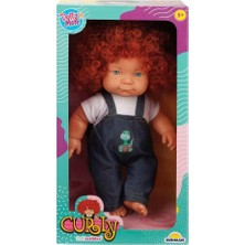 Aslanoğlu Store Mey Ithalat® 30151 , Curly Kıvırcık Saçlı Bebek 35 cm