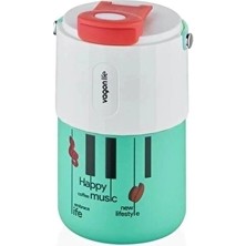 2 Adet Vagonlife VGN2050 Yeşil Çelik Termos 400 ml