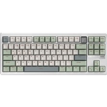 Velora Ajazz QS87 Max Alüminyum Alaşımlı Tft Ekranlı Custom Mekanik Klavye (QS87 Max - Yeşil Beyaz)