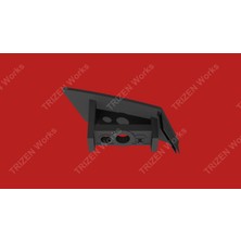 Citroen C4 B5 (Mk1) 2004 - 2010 Far Yıkama Kapağı | 6438P2C/6438P3C