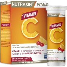 Vitals Vitamin C 28 Çiğnenebilir Tablet Takviye Edici Gıda