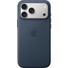 Apple iPhone 17 Pro Max Için Magsafe Özellikli Tech Dokuma Kılıf - Mavi