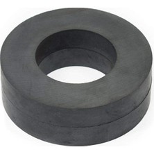 Magneteksan Y35 Kalite Ferrit Kömür Delikli Halka Mıknatıs - 100X60X15 mm