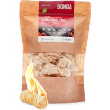 Soba, Şömine, Mangal Tutuşturucu 25 Adet 350 gr - Jel ve Çıra Alternatifi Doğal Odun Yünü
