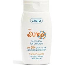 4 Adet Ziaja 50+Spf Bebek & Çocuk Güneş Losyonu 125 ml