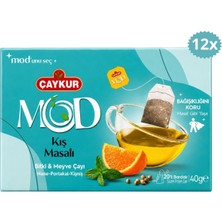 Çaykur Kış Masalı Süzen Poşet Çay 40 G x 12 Adet
