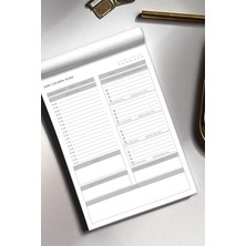 Tanıtım Masaüstü Ders Çalışma Planlayıcı | 60 Yaprak | 17X24 cm | Günlük & Haftalık Program Defteri | Öğrenci Planlama Bloknotu