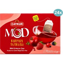 Çaykur Mod Kırmızı Tutkusu Süzen Poşet Çay 40 G x 24 Adet