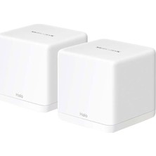 Halo H60X 2-Pack, AX1500MBPS, Dual-Band, Gigabit Portları, 100'E Kadar Cihaz Bağlanabilir, 350 M²'ye Kadar Kapsama, Akıllı Bağlantı, Mobil Uygulama ile Kolay Kurulum, Wi-Fi 6 Mesh Sistemi