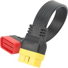 Obd Uzatma Kablo Konnektörü Obd2 Tanılama Kablosu Obdii Kablo Uzatılmış Adaptör Obd2 Uzatma Kablo Uzatma Kablosu Obd 16 Pin 36 cm