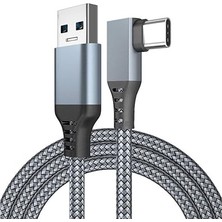 Vr5 Usb3.2 Oculus Quest 3/2/1 Pico 4 Aksesuarları ve Pc/steam Vr, 5gbps Yüksek Hızlı Pc Veri Aktarımı, Vr Kulaklık, Oyun Bilgisayarı, Sanal Gerçeklik Gözlüğü Uyumlu 5 Metre