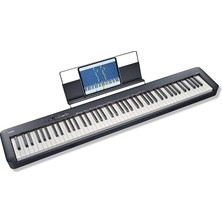 CDP-S110BK Dijital Piyano, 88 Ağırlıklı Tuşlu, Siyah