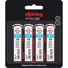 4 Adet Rotring Versatil Tikky Kalem Ucu 0.7 mm 4'lü Blister