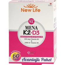 New Life New Lıfe Mena K2+D3 60 Kapsul