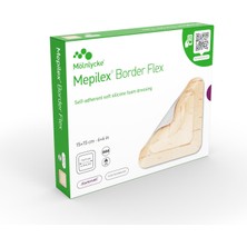 Mölnlycke Mepilex Border Flex 12,5 x 12,5 cm Yara Örtüsü