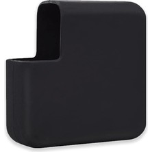 MacBook Şarj Aleti Kılıfı Silikon | 45W A1374/A1436 Magsafe 1-2, 70W A2520 Usb-C Uyumlu | Air 11/13.3 ve Pro 14.2 Adaptör Koruyucu Siyah