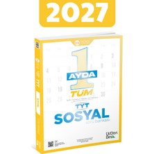 ÜçDörtBeş Yayınları 2027 345 1 Ayda Tüm Tyt Sosyal Soru Bankası