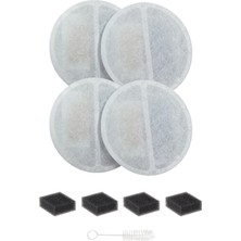 Xenon Smart Kedi ve Köpek Su Pınarı Filtresi (X8656 Uyumlu) | 4\'lü Set, Fırça ve Süngerli Yedek Parça (X8811)
