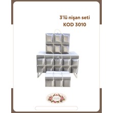 Sema Home Collection KOD-3010 Üçlü Çantalı Nişan Seti