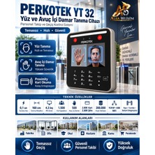 Perkotek Yt 32 Yüz ve Avuç Içi Damar Tanıma Personel Takip Cihazı – Wifi