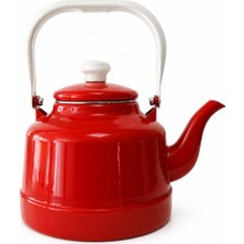 Pazard Nostaljik Emaye Tek Çaydanlık - Kamp Demlik - 2,5 Lt