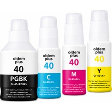 Oldem Plus Canon Pıxma Gı-40/ G6040 4 Renk 1 Set